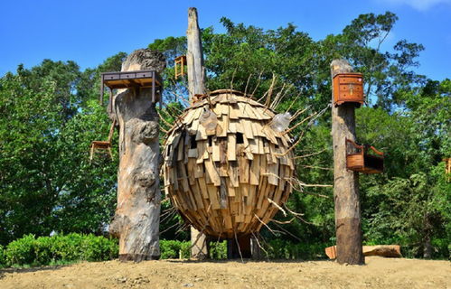 旅游景區中的裝置藝術 星外系村部落